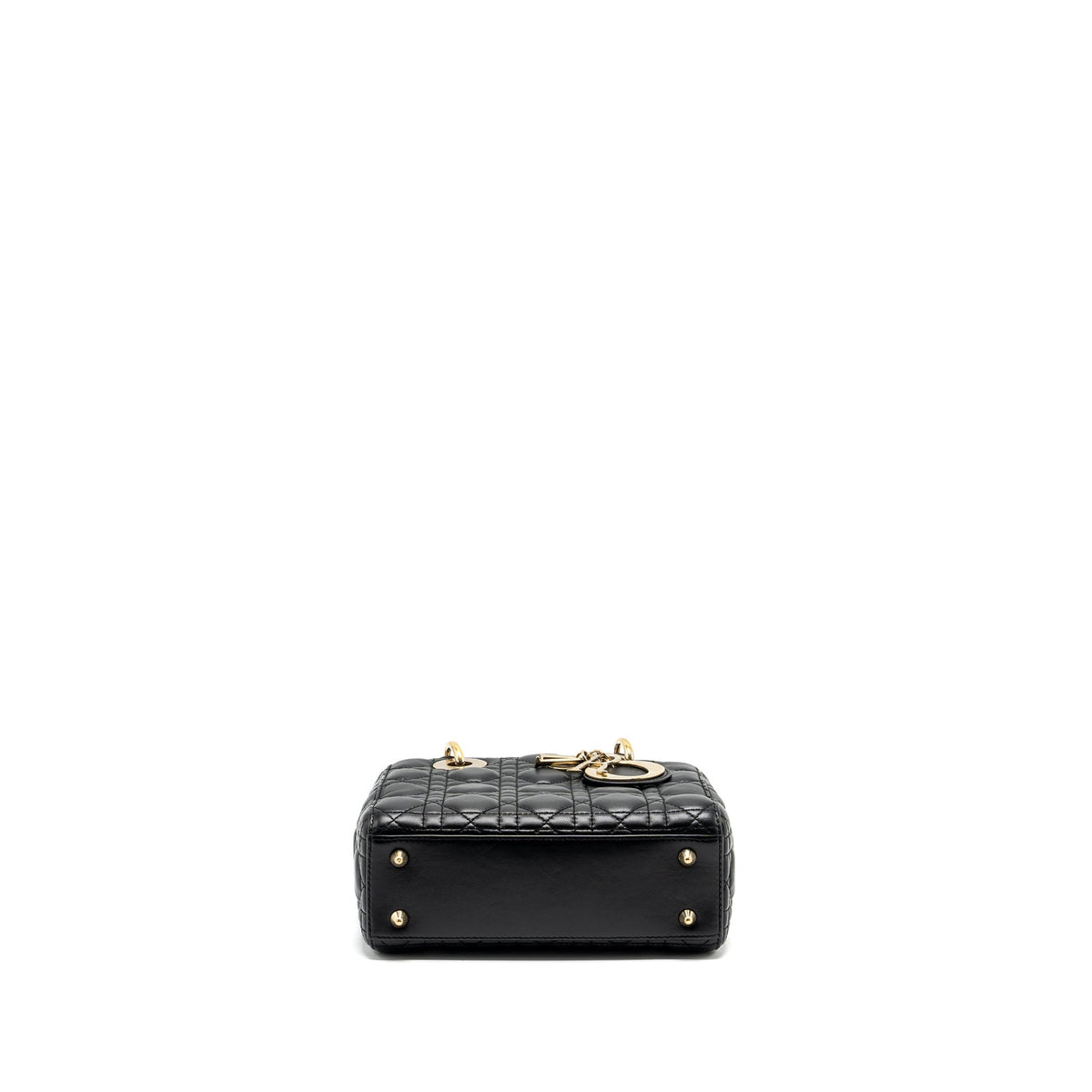 DIOR SMALL MY ABC LADY DIOR LAMBSKIN BLACK GHW