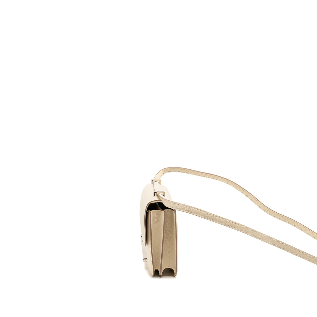 Hermes Mini Constance Epsom Craie SHW