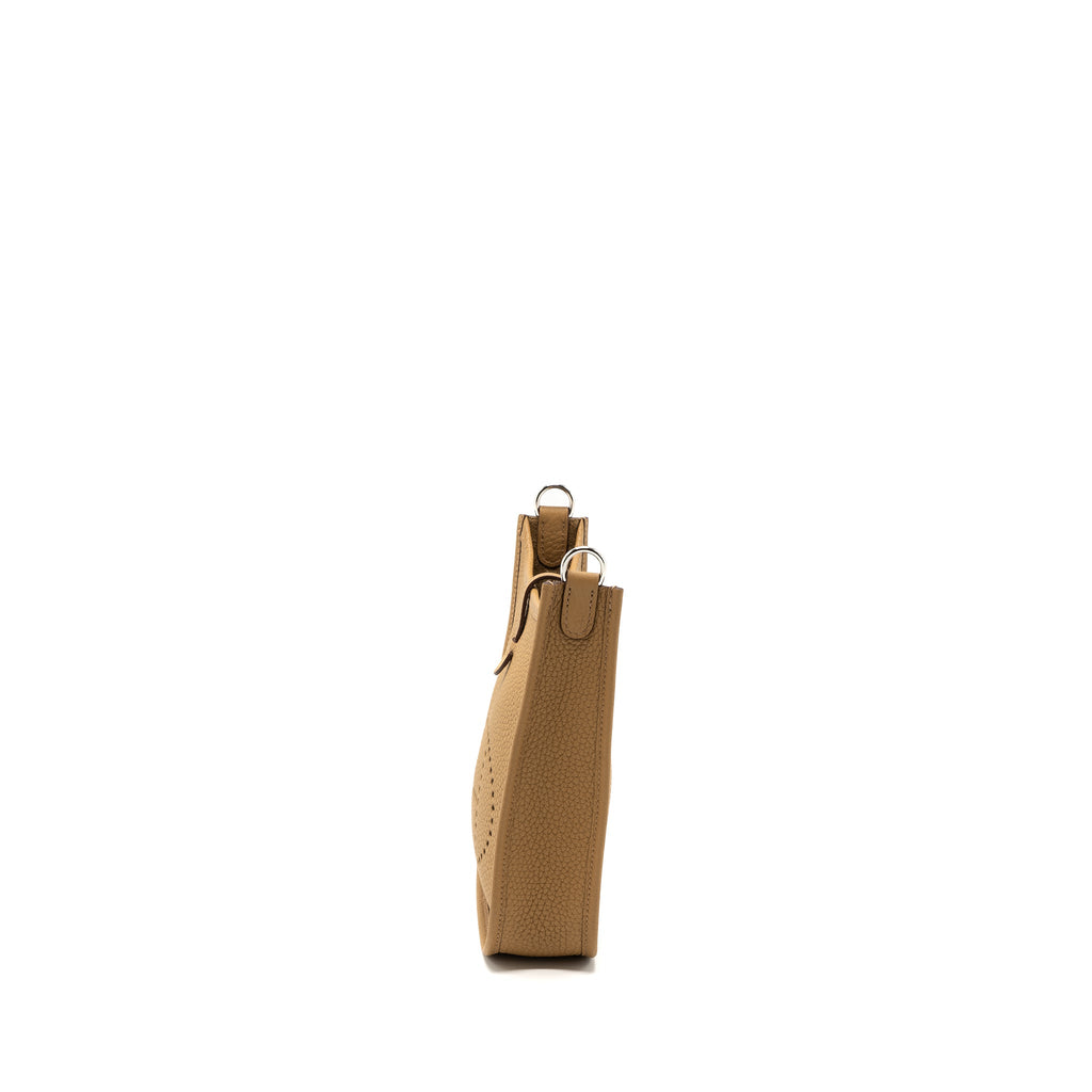 Hermes Mini Evelyne Clemence 4B Biscuit SHW