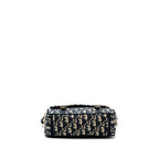 DIOR SMALL DIORCAMP BAG BLUE DIOR OBLIQUE EMBROIDERY GHW