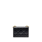 DIOR MISS CARO MINI BAG WITH CHAIN LAMBSKIN BLACK MULTICOLOUR HARDWARE