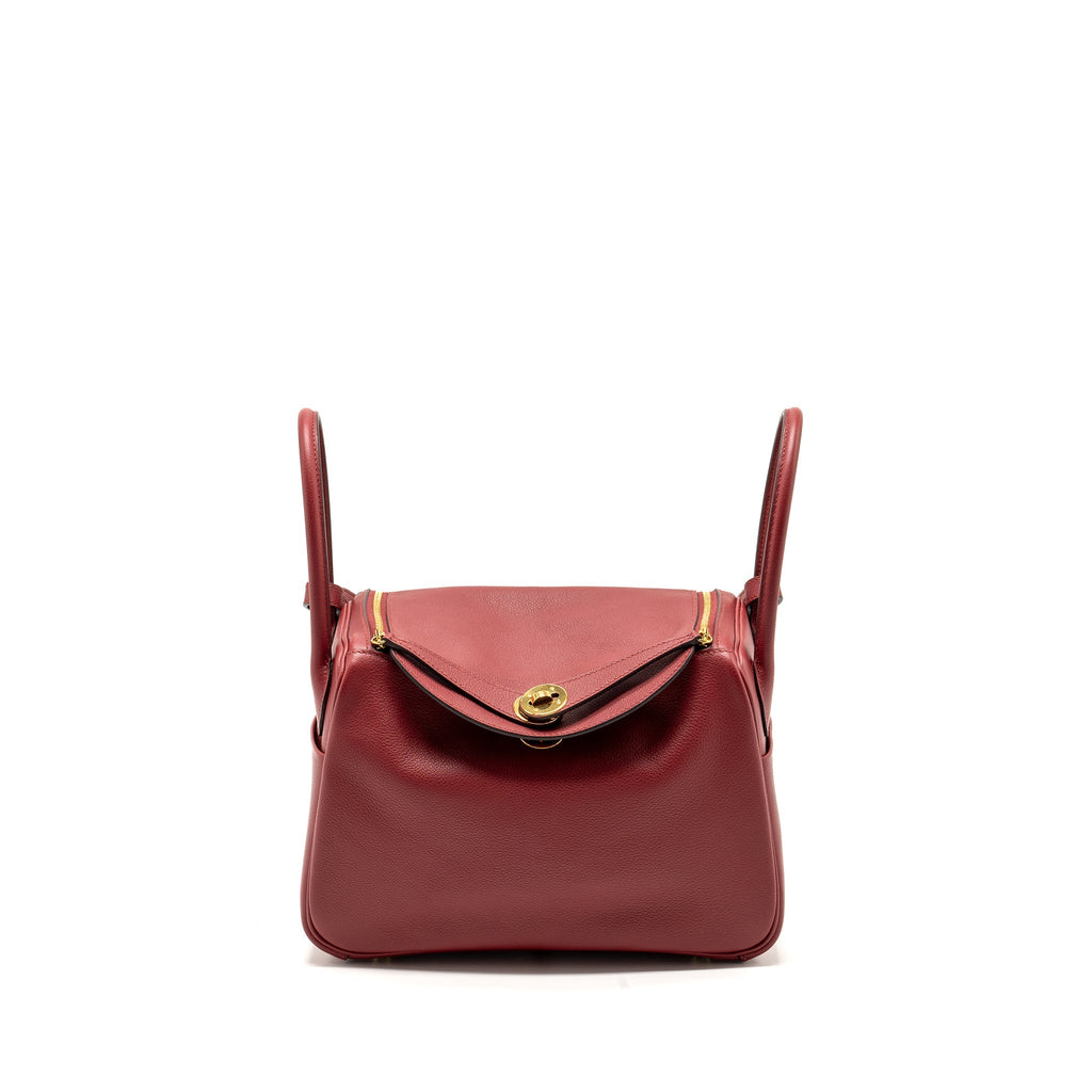 Hermes Lindy 26 Evercolor Rouge Grenat GHW