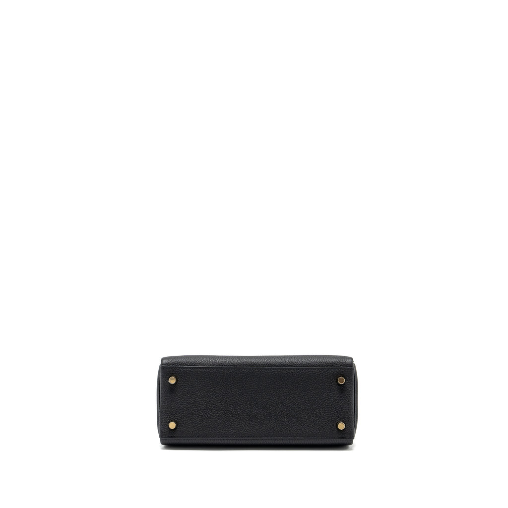Hermes Kelly 25 Togo Black GHW