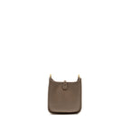 Hermes Mini Evelyne clemence etoupe GHW