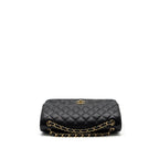 CHANEL JUMBO CLASSIC DOUBLE FLAP BAG CAVIAR BLACK GHW