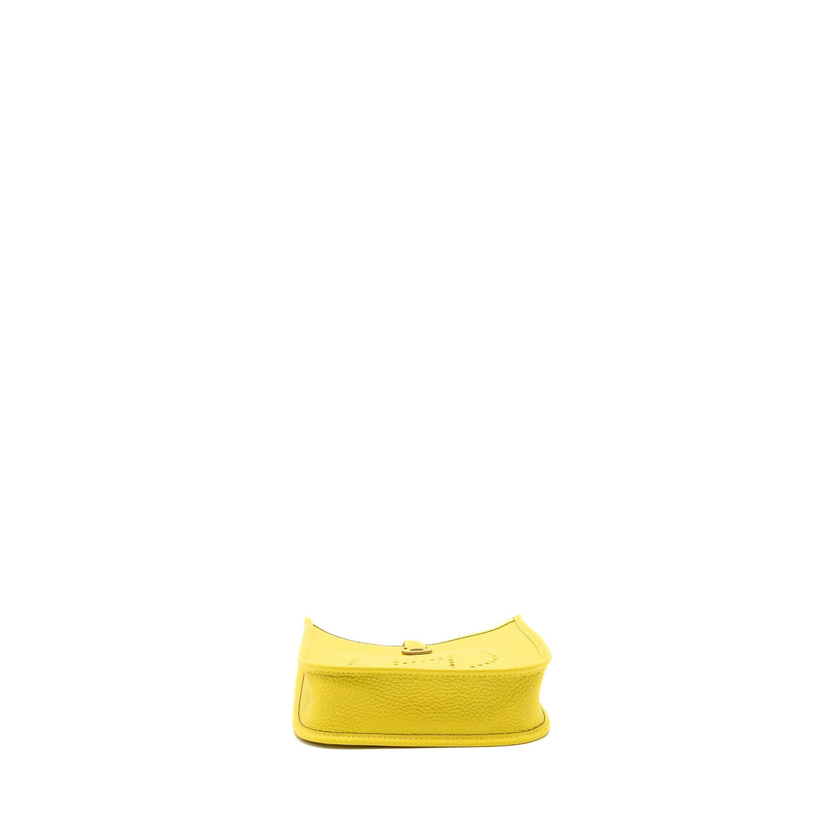 Hermes Mini Evelyne Clemence Lime SHW