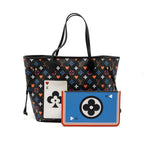LOUIS VUITTON GAME ON NEVERFULL MM LIMITED EDITION MONOGRAM MULTICOLOURED CANVAS GHW
