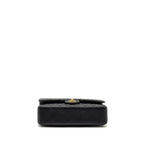 CHANEL MEDIUM CLASSIC DOUBLE  FLAP BAG CAVIAR  BLACK GHW