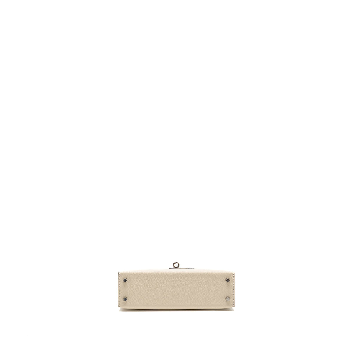 Hermes mini kelly II epsom Craie / Black SHW