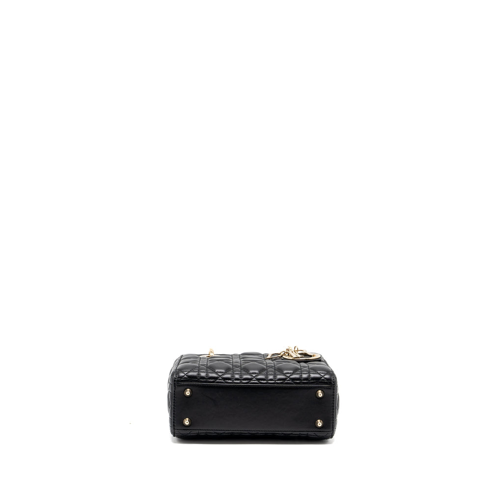 DIOR SMALL MY ABC LADY DIOR LAMBSKIN BLACK GHW