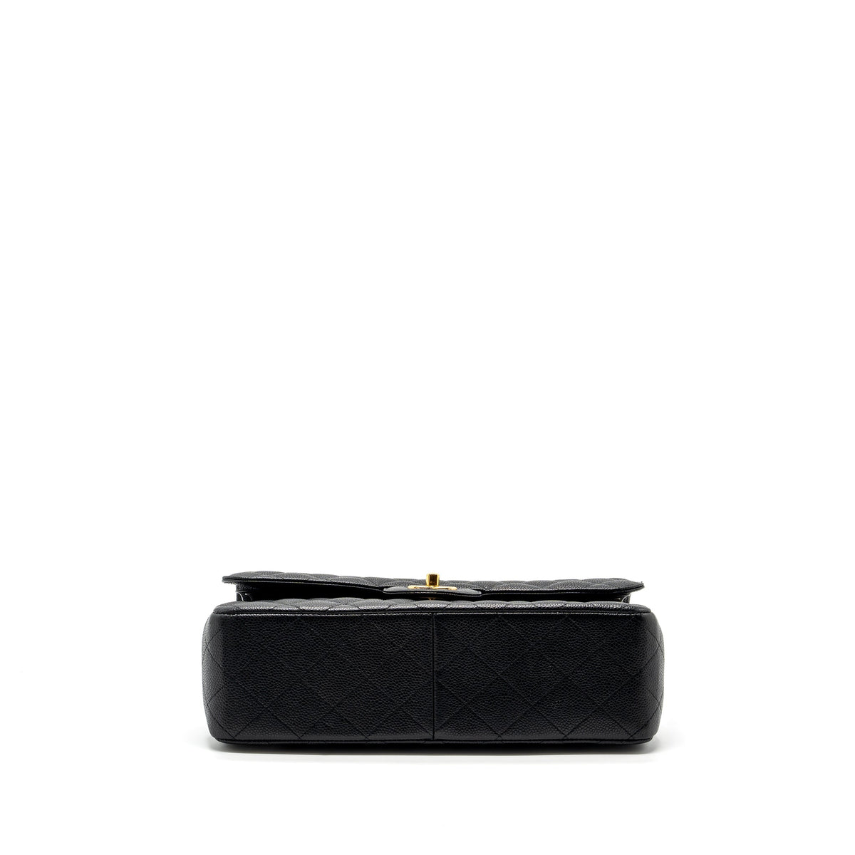 CHANEL JUMBO CLASSIC DOUBLE FLAP BAG CAVIAR BLACK GHW
