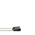 CHANEL MINI 31 CLUTCH WITH CHAIN SHINY CALFSKIN BLACK LGHW (MICROCHIP)