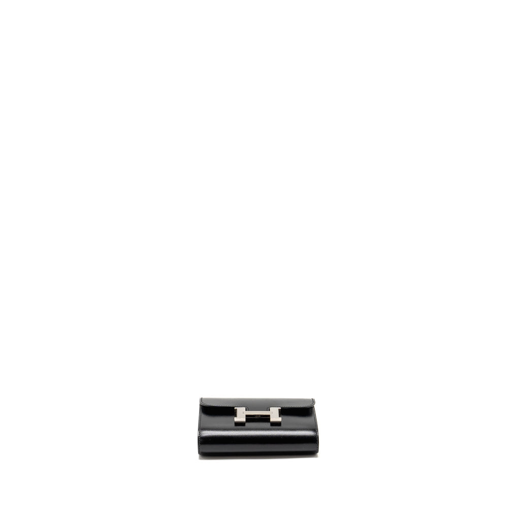 HERMES CONSTANCE WALLET BOX BLACK SHW