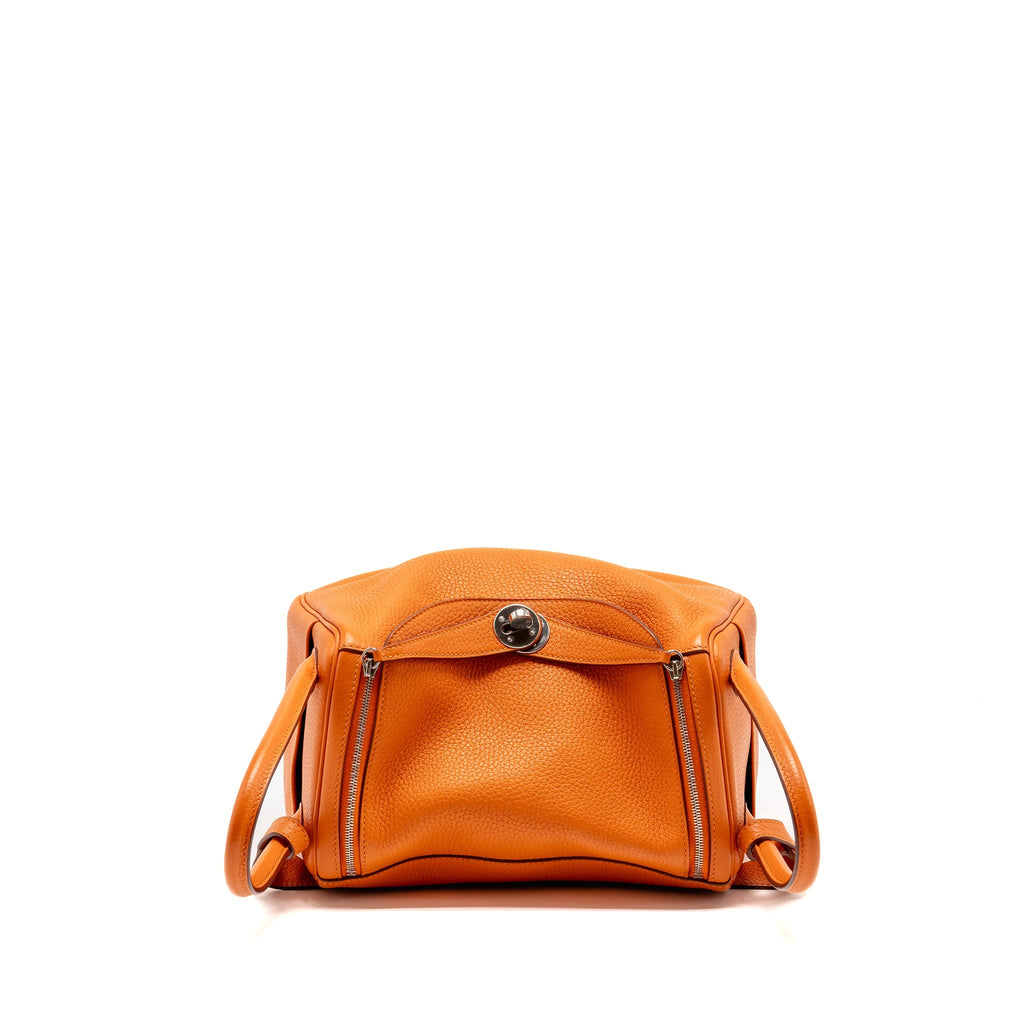 Hermes lindy 26 clemence Orange SHW