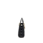 DIOR SMALL MY ABC LADY DIOR LAMBSKIN BLACK GHW