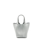 Hermes picotin 18 lock bag clemence blue pale SHW
