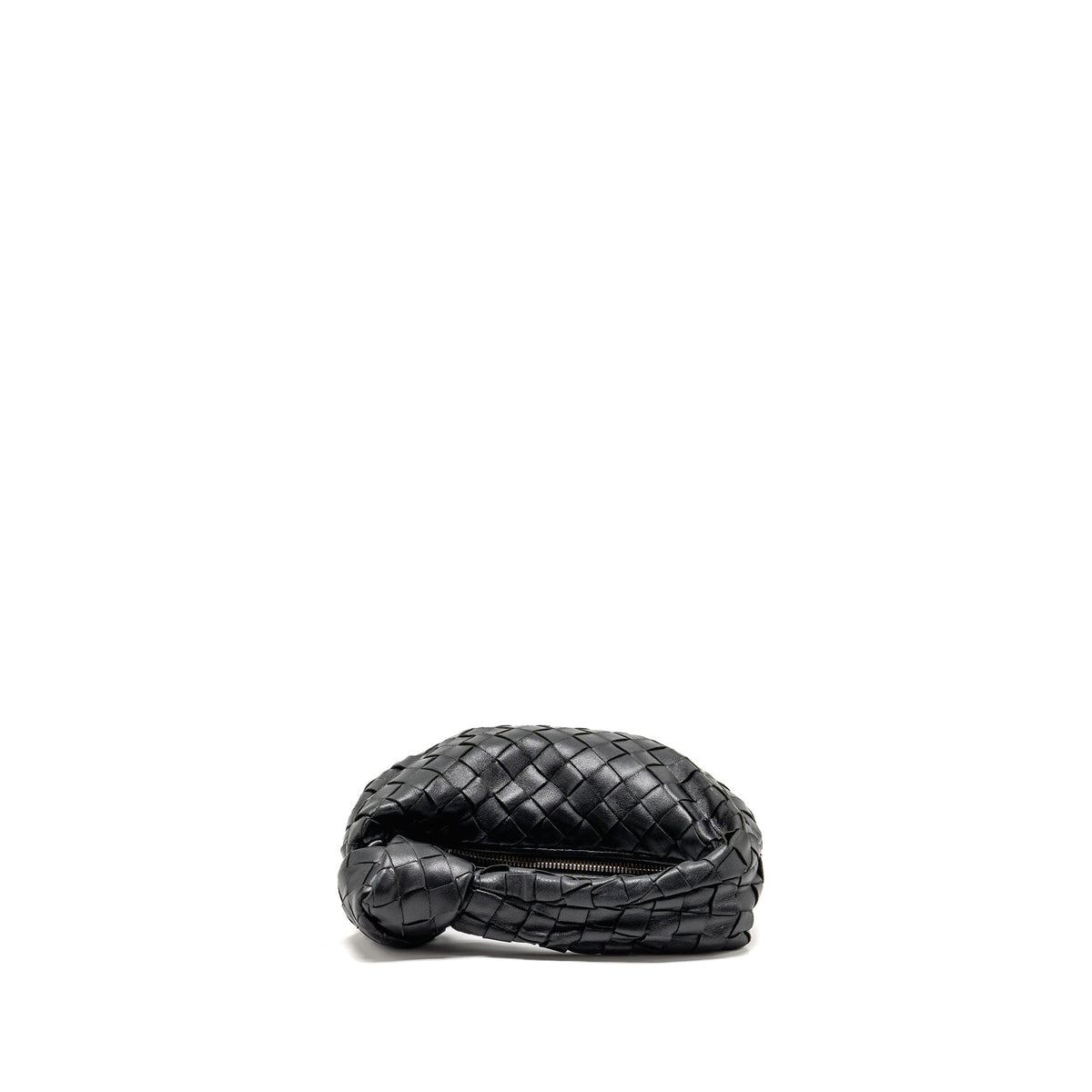 BOTTEGA VENETA MINI JODIE LAMBSKIN BLACK SHW