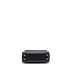 CHANEL SMALL COCO HANDLE CAVIAR BLACK LGHW (MICROCHIP)