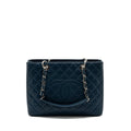 CHANEL GRAND SHOPPING TOTE/ GST CAVIAR DARK BLUE SHW