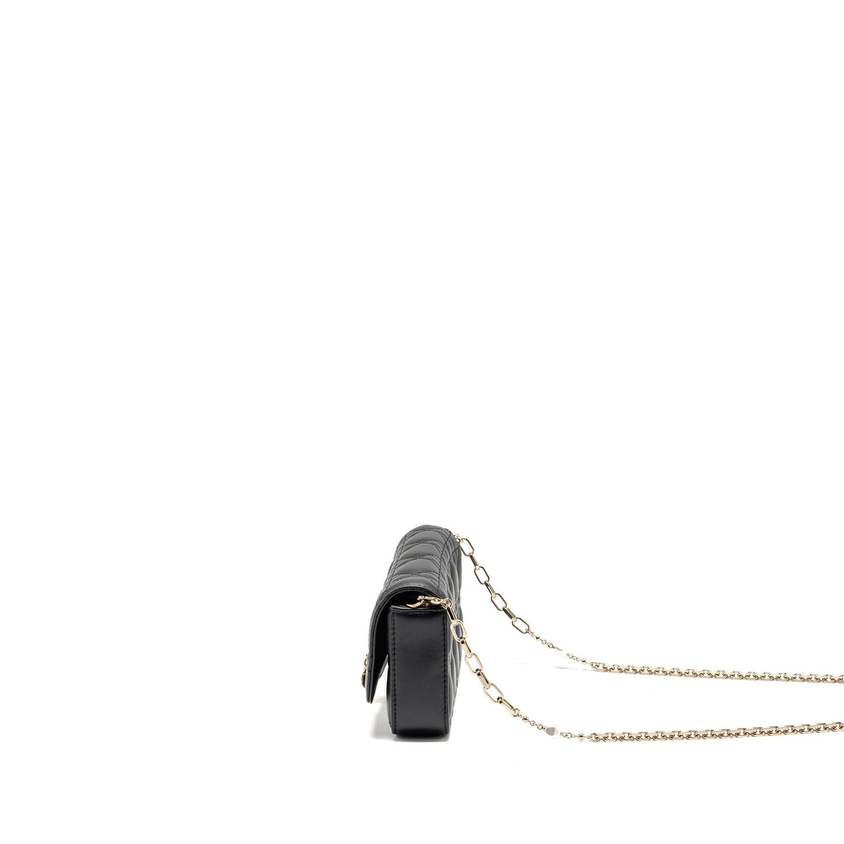 DIOR MY DIOR - DIOR TALK PHONE POUCH LAMBSKIN BLACK LGHW