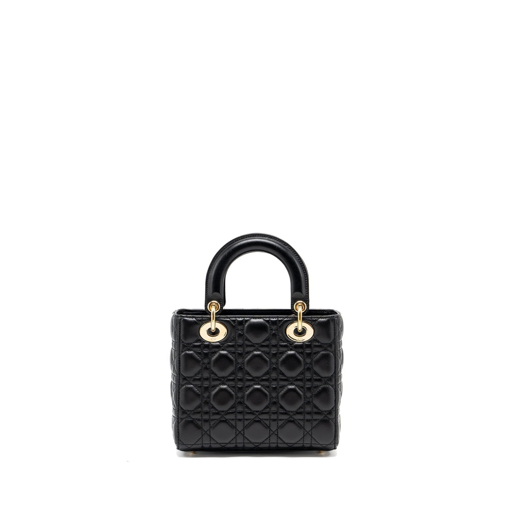 DIOR SMALL MY ABC LADY DIOR LAMBSKIN BLACK GHW