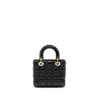 DIOR SMALL MY ABC LADY DIOR LAMBSKIN BLACK GHW