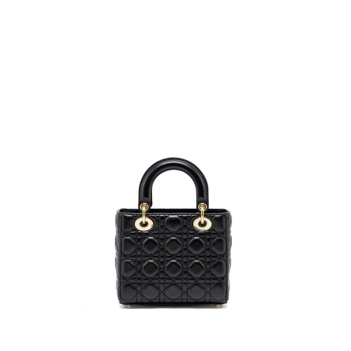 DIOR SMALL MY ABC LADY DIOR LAMBSKIN BLACK GHW