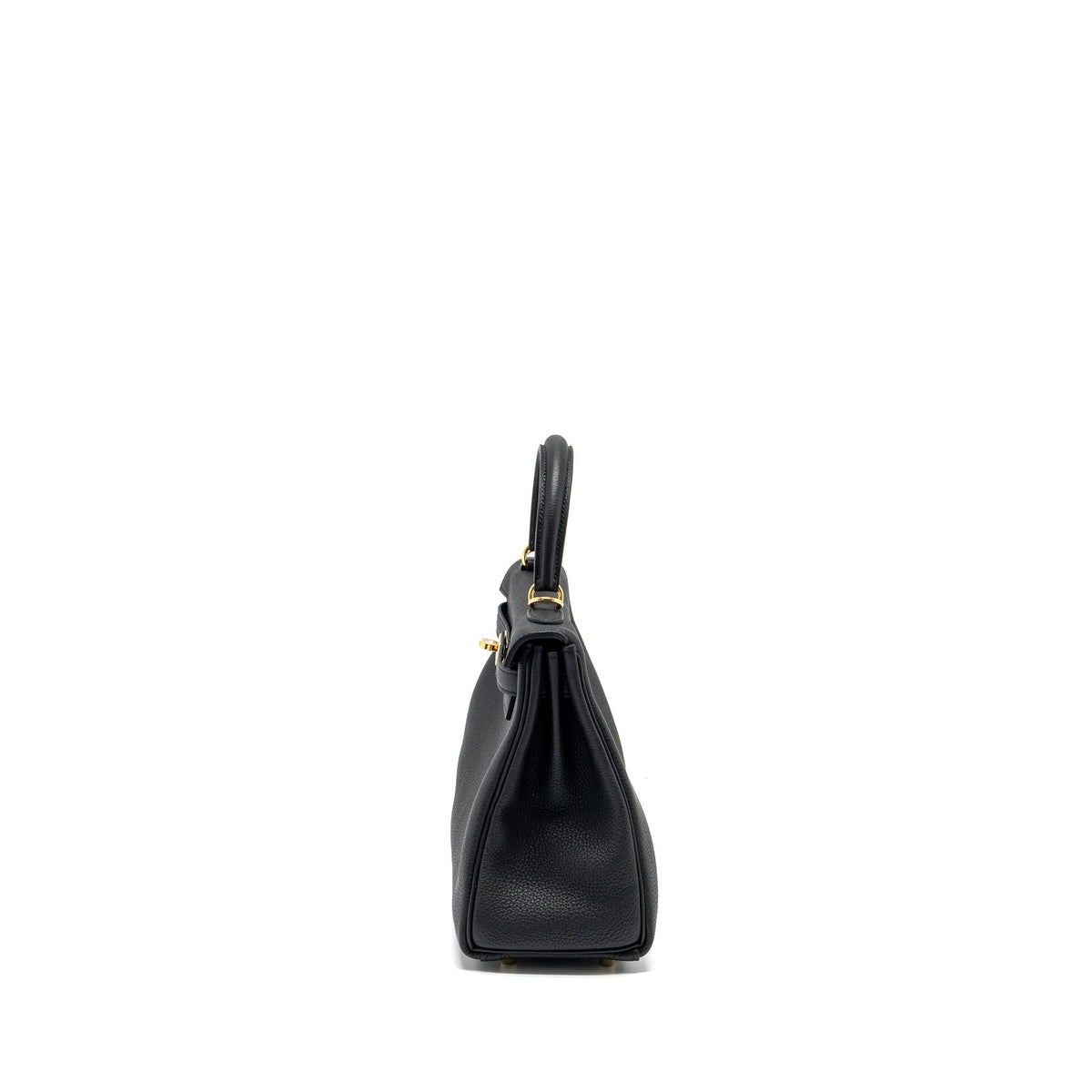 Hermes Kelly 25 Togo Black GHW