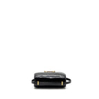 HERMES MINI CONSTANCE SHINY ALLIGATOR MISSISSIPPIENSIS BLACK GHW