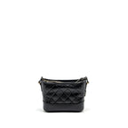 CHANEL SMALL GABRIELLE HOBO BAG CALFSKIN BLACK MULTICOLOUR HARDWARE