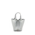 Hermes picotin 18 lock bag clemence blue pale SHW