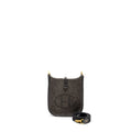 Hermes Mini Evelyne Feutre/Swift/Sangle Wool Ebene GHW