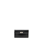 HERMES KELLY LONG WALLET BOX BLACK SHW