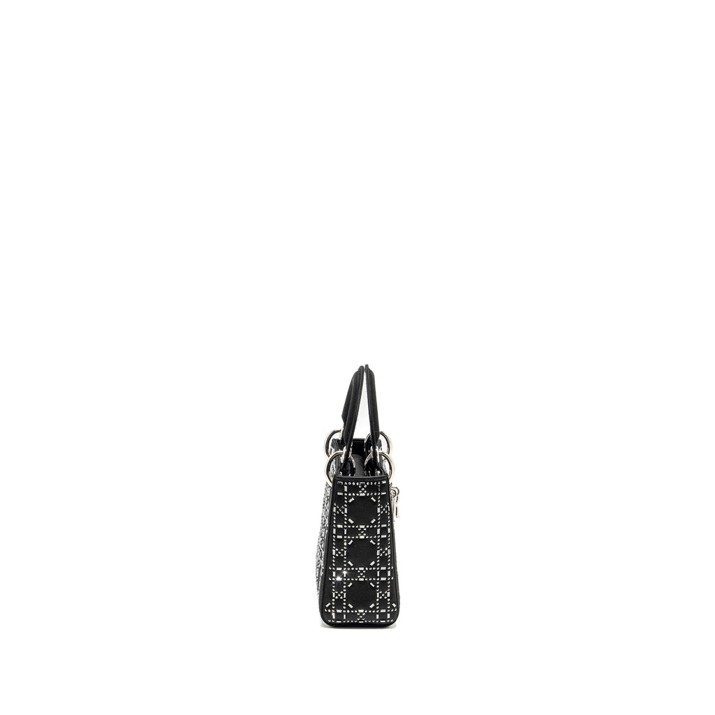DIOR MINI LADY DIOR STAIN CRYSTAL BLACK SHW