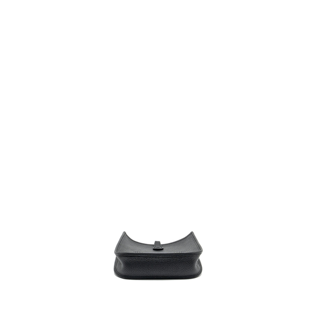 Hermes mini evelyn Clemence Black SHW