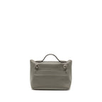 Hermes Mini 2424 24/24-21 Bag Evercolor/Swift Gris Meyer SHW