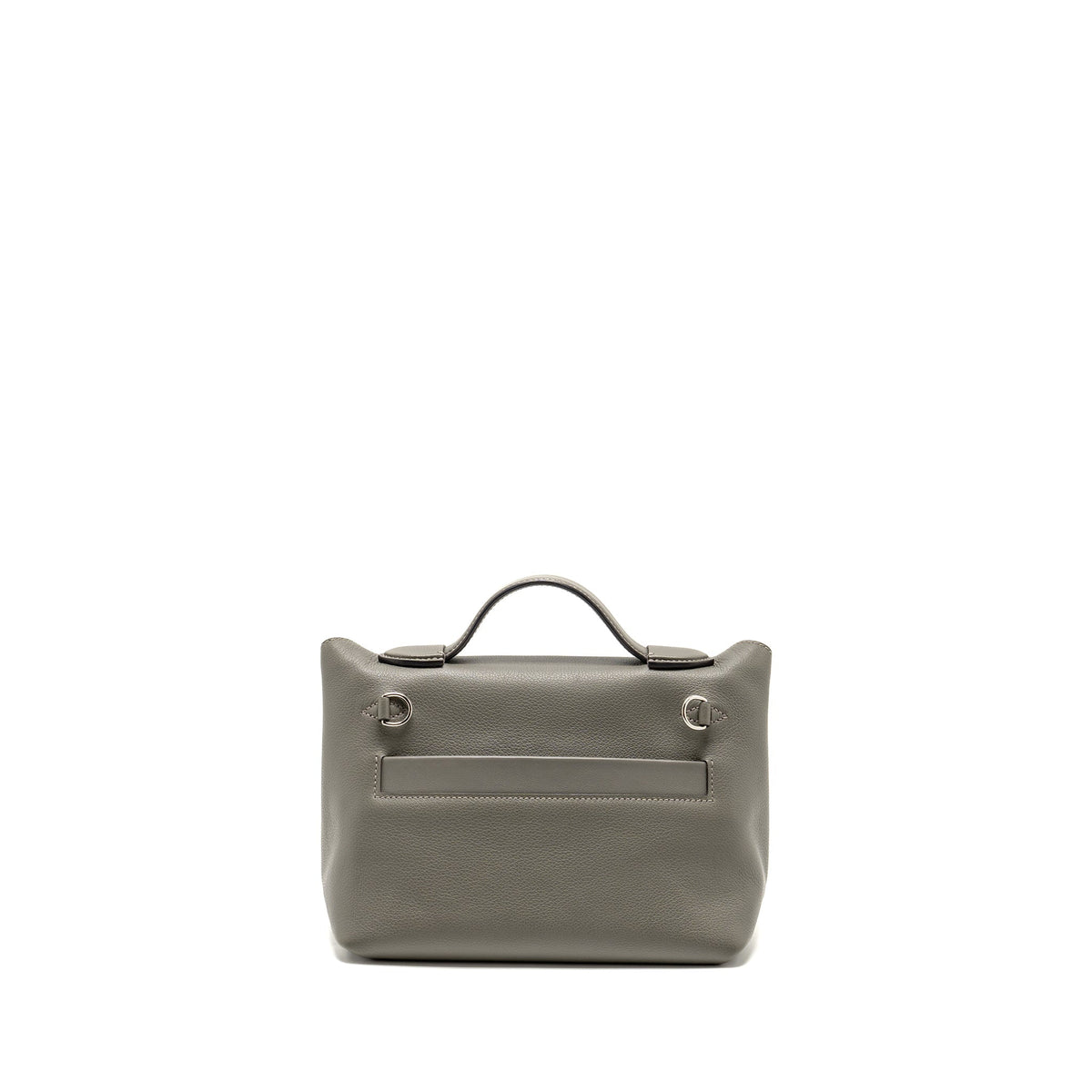 Hermes Mini 2424 24/24-21 Bag Evercolor/Swift Gris Meyer SHW