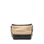 CHANEL GABRIELLE HOBO BAG CALFSKIN BEIGE MULTICOLOUR HARDWARE