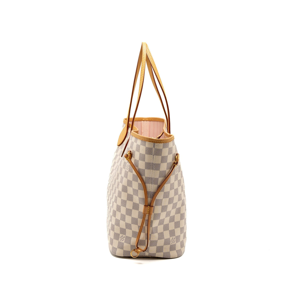 LOUIS VUITTON NEVERFULL MM DAMIER AZUR CANVAS GHW