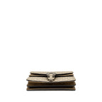 GUCCI DIONYSUS GG SHOULDER BAG GG SUPREME CANVAS / SUEDE BEIGE SHW