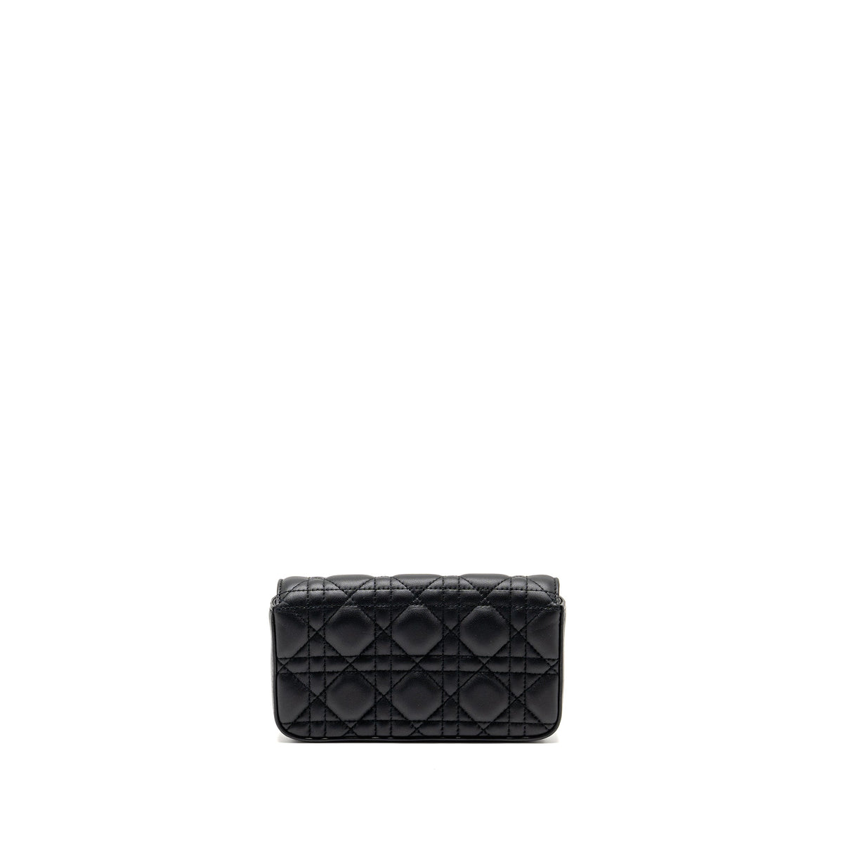 DIOR MY DIOR - DIOR TALK PHONE POUCH LAMBSKIN BLACK LGHW