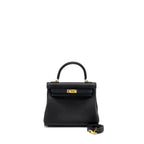 Hermes Kelly 25 Togo Black GHW