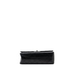 CHANEL LARGE 2.55 REISSUE FLAP BAG AGED CALFSKIN BLACK RUTHENIUM HARDWARE (MICROCHIP)