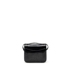 HERMES MINI CONSTANCE SHINY ALLIGATOR MISSISSIPPIENSIS BLACK GHW
