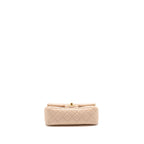 CHANEL PEARL CRUSH MINI RECTANGULAR FLAP BAG LAMBSKIN LIGHT PINK GHW (MICROCHIP)
