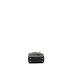 DIOR MICRO LADY DIOR LAMBSKIN BLACK LGHW