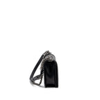 CHANEL NEW MEDIUM BOY BAG LAMBSKIN BLACK RUTHENIUM HARDWARE