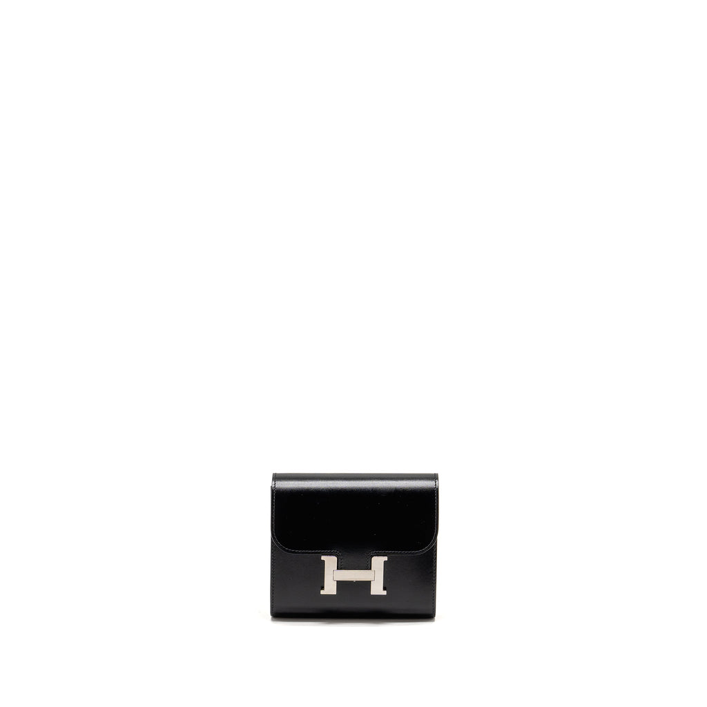 HERMES CONSTANCE WALLET BOX BLACK SHW