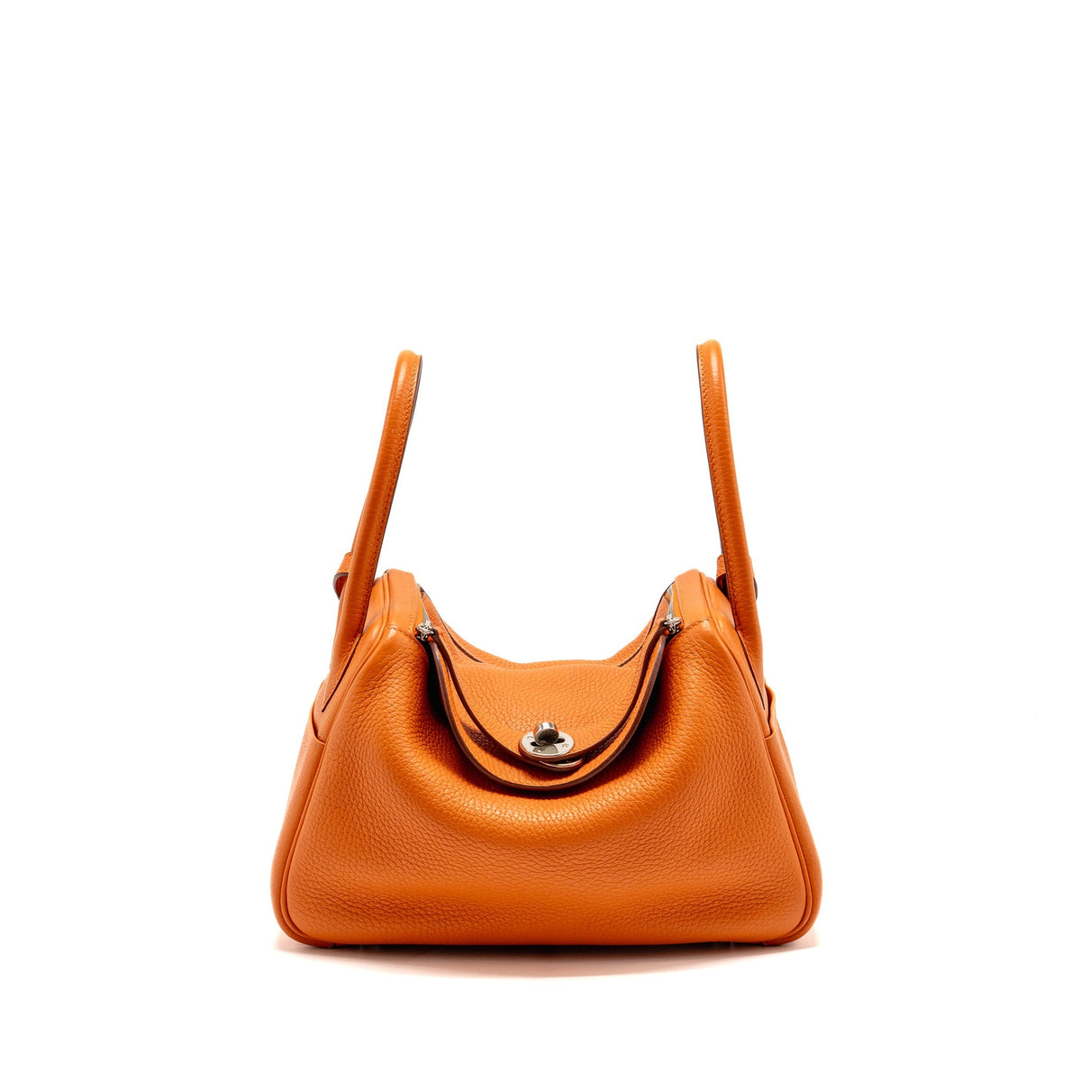 Hermes lindy 26 clemence Orange SHW