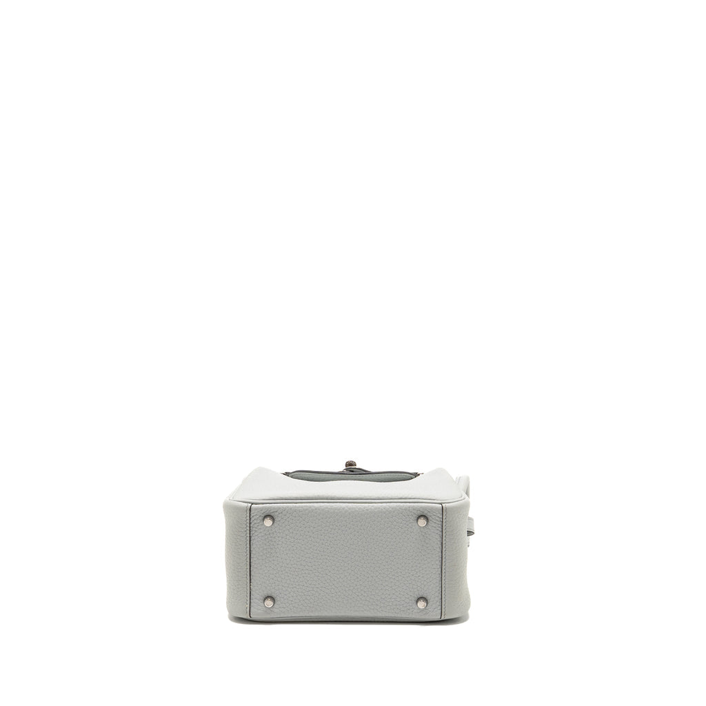 Hermes Mini Lindy clemence blue pale SHW
